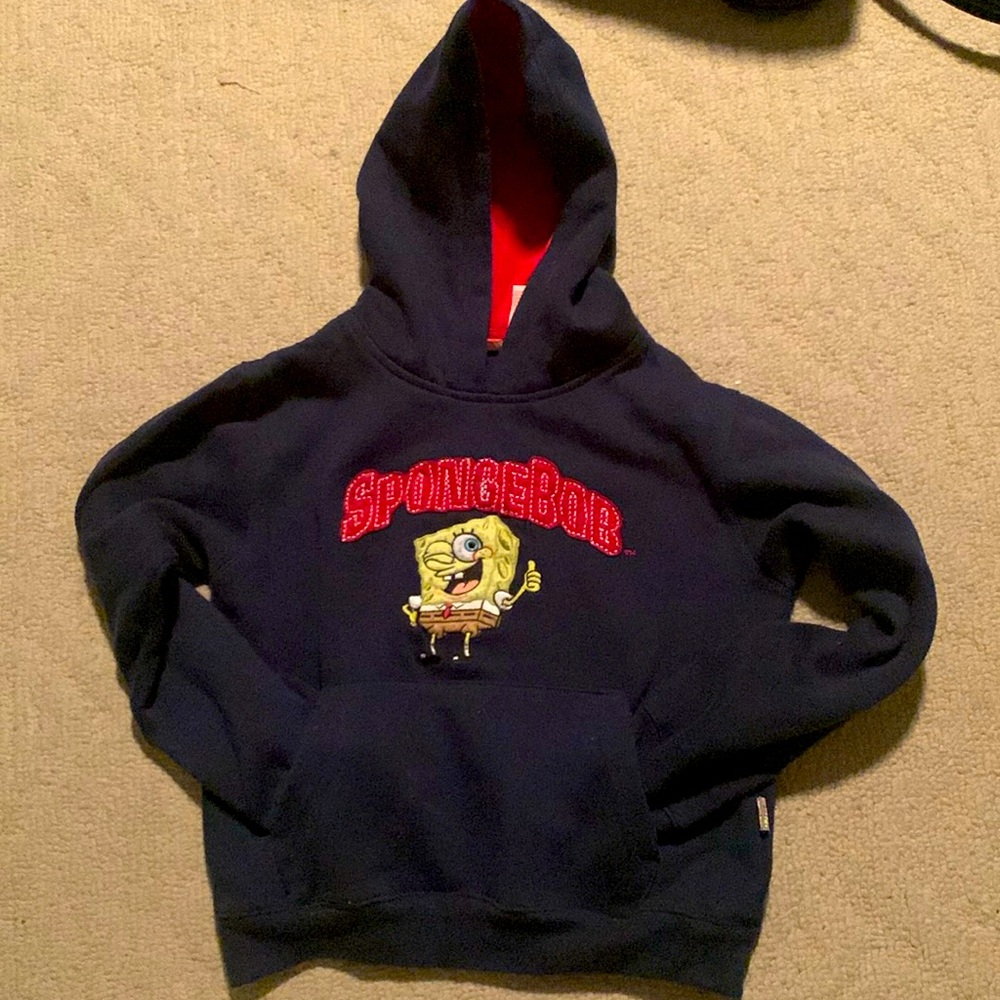 Soongebob Hoodie Kids 14-16 s/m